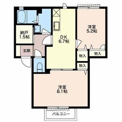 アブニールCの物件間取画像